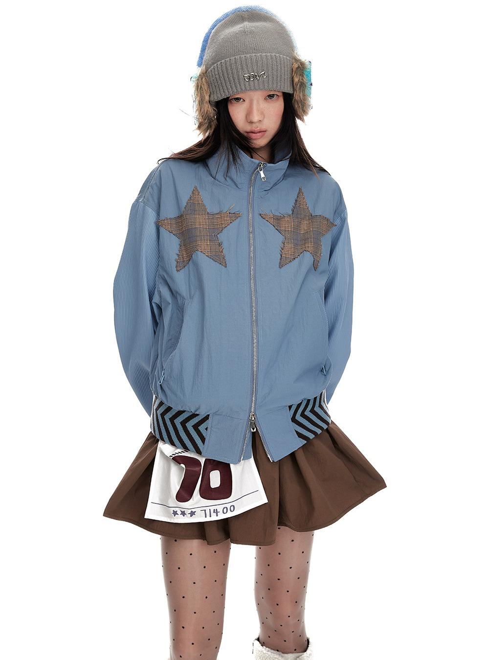 Star'S Fairy Tale Double Zipper Jacket