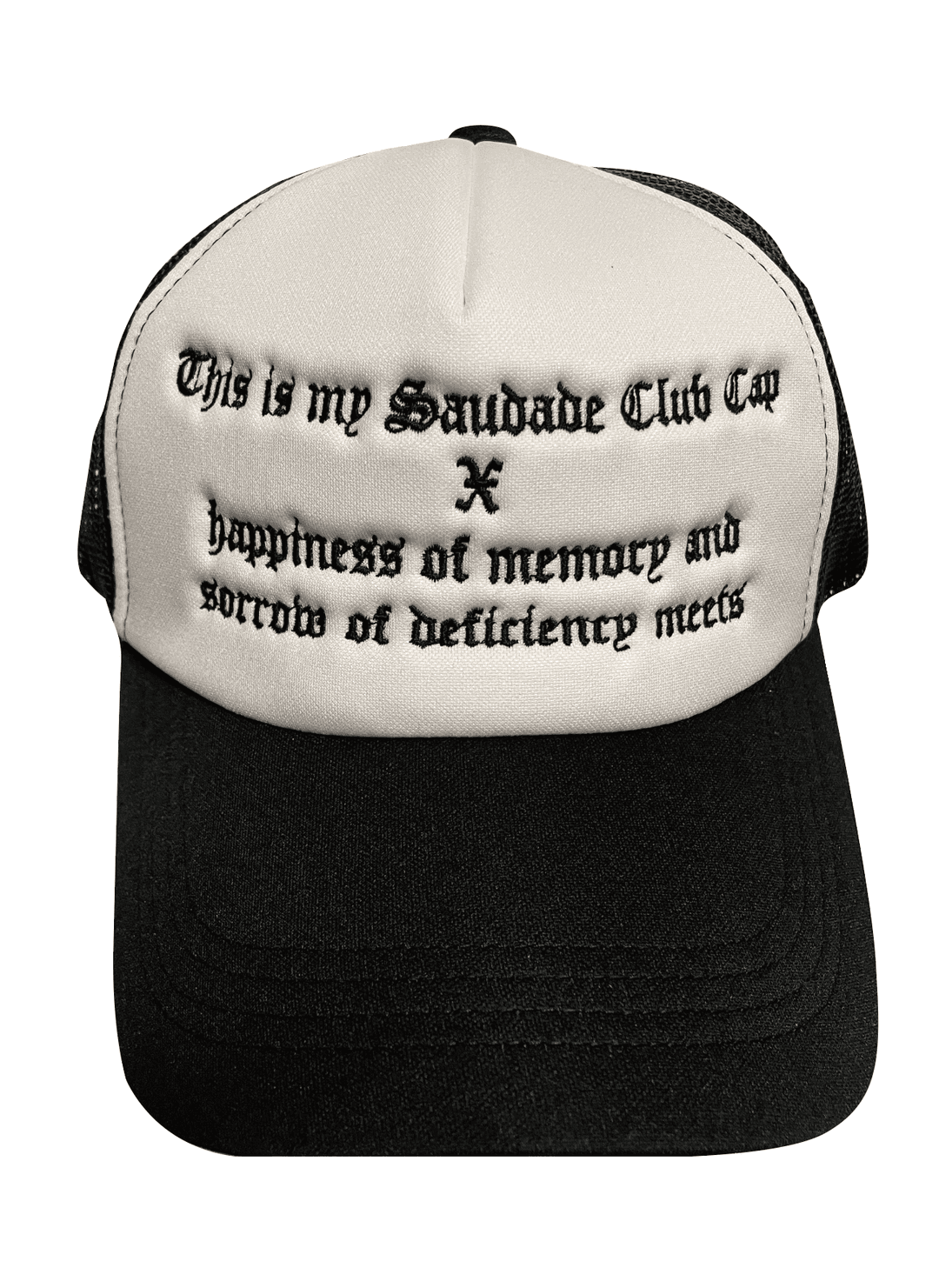 This is my Saudade Club mesh cap (Black)