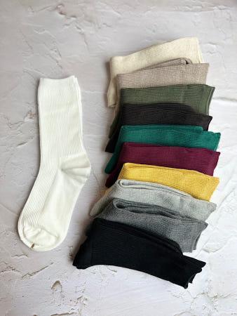 이런 상품 어때요? 11컬러 골지 장목 패션 면 롱양말