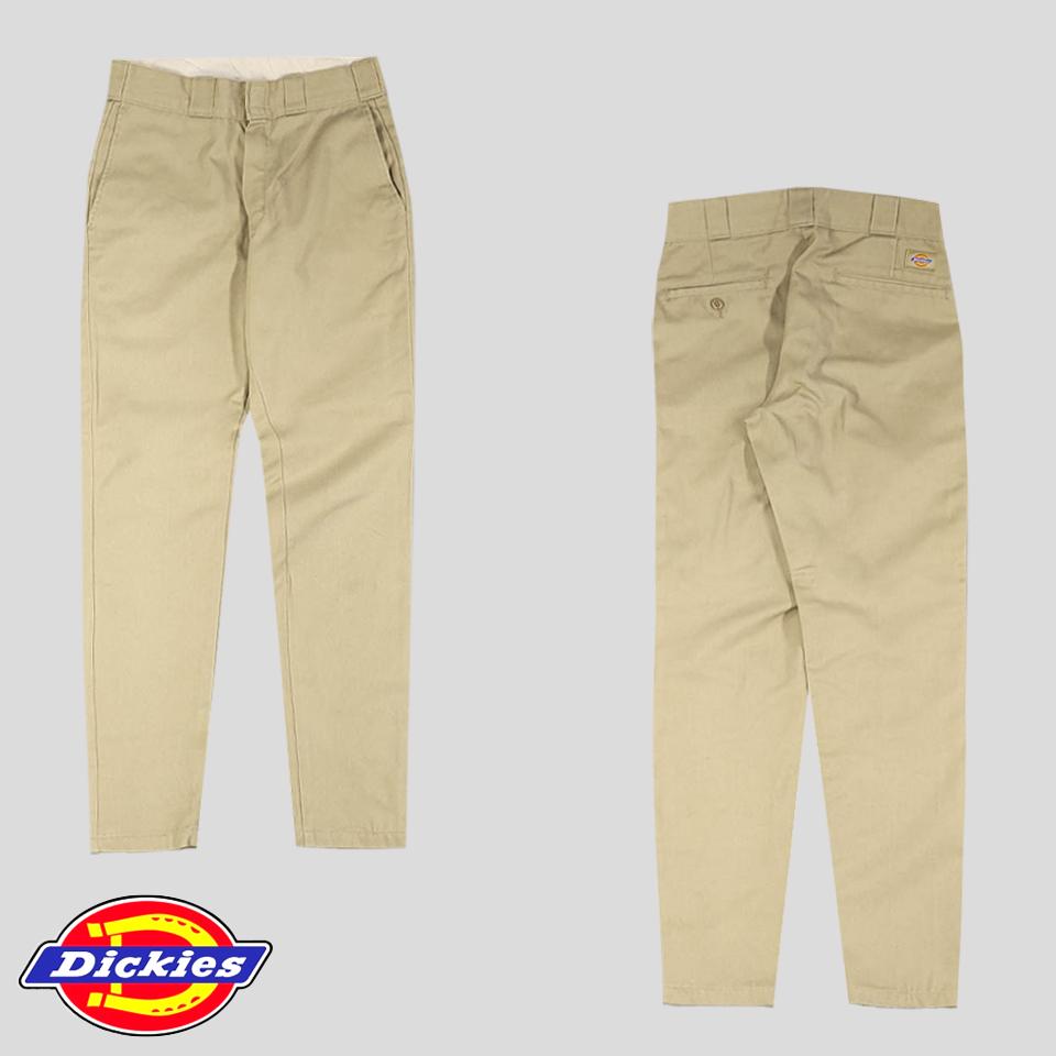 디키즈 874KH 베이지 탄 로고패치 슬림핏 치노 면바지 코튼팬츠 MADE IN HONDURAS 29-31