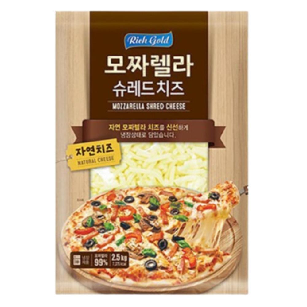 동서 동서 리치골드 모짜렐라 슈레드치즈 2.5kg