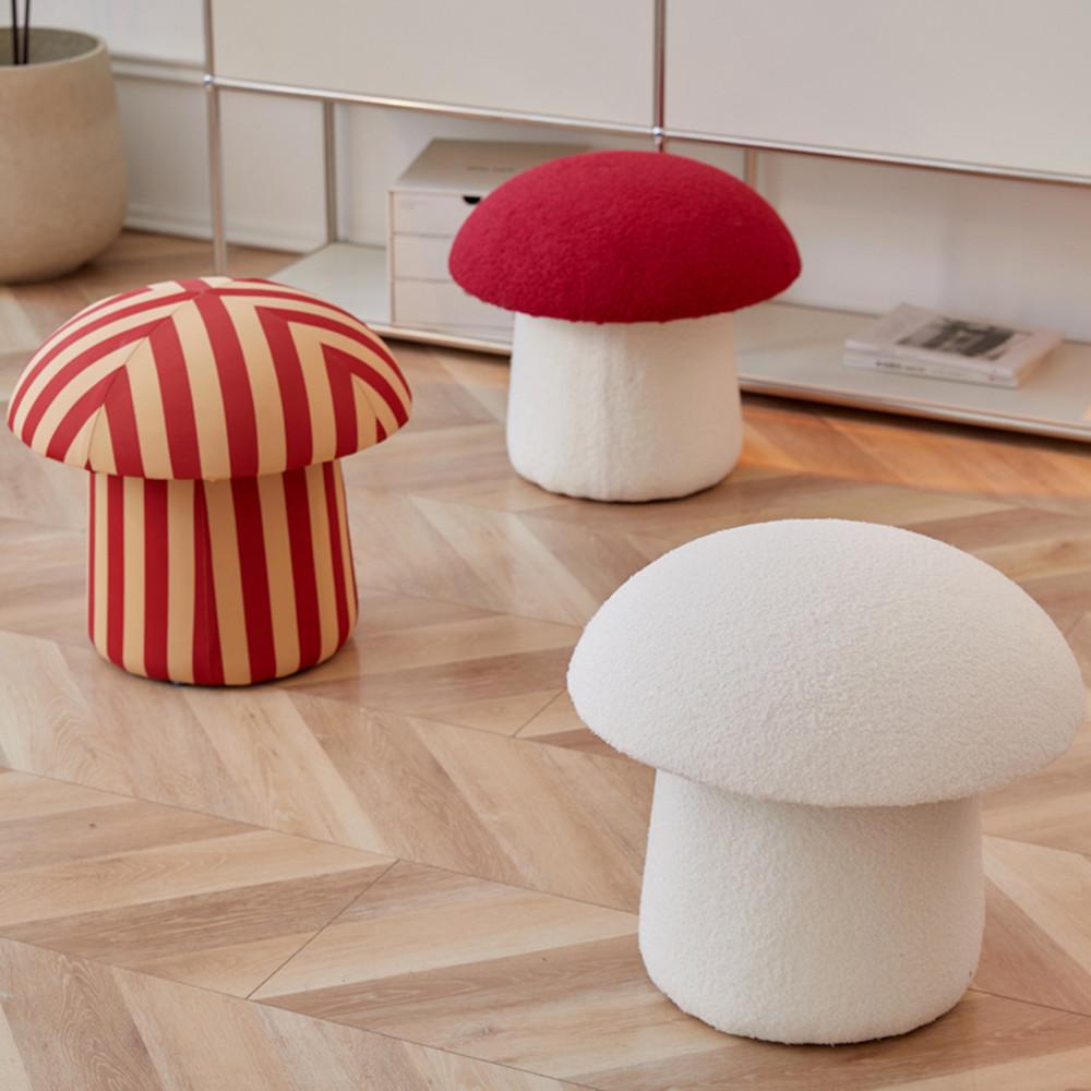 머쉬룸 스툴 디자인 풋스툴 낮은 의자 6종