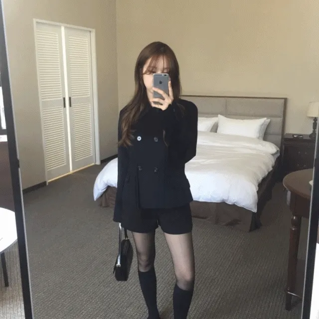 베이직 반팬츠(겨울ver) 검정, 차콜/ sm [숏팬츠/반팬츠/겨울반팬츠/코디추천/데일리/미니멀/y2k]