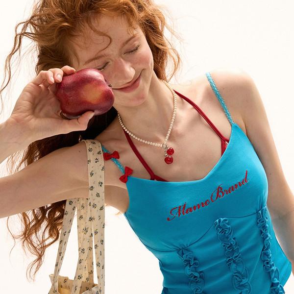 Candy Bow Strap Tank Top