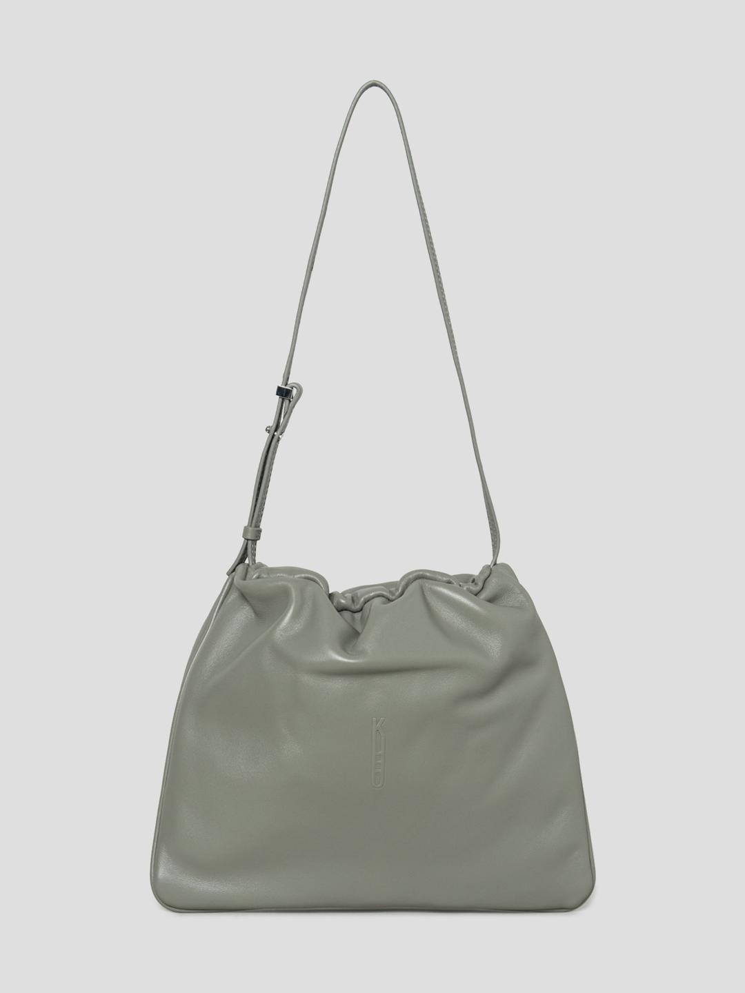 Sheepskin Flat Bag - Olive