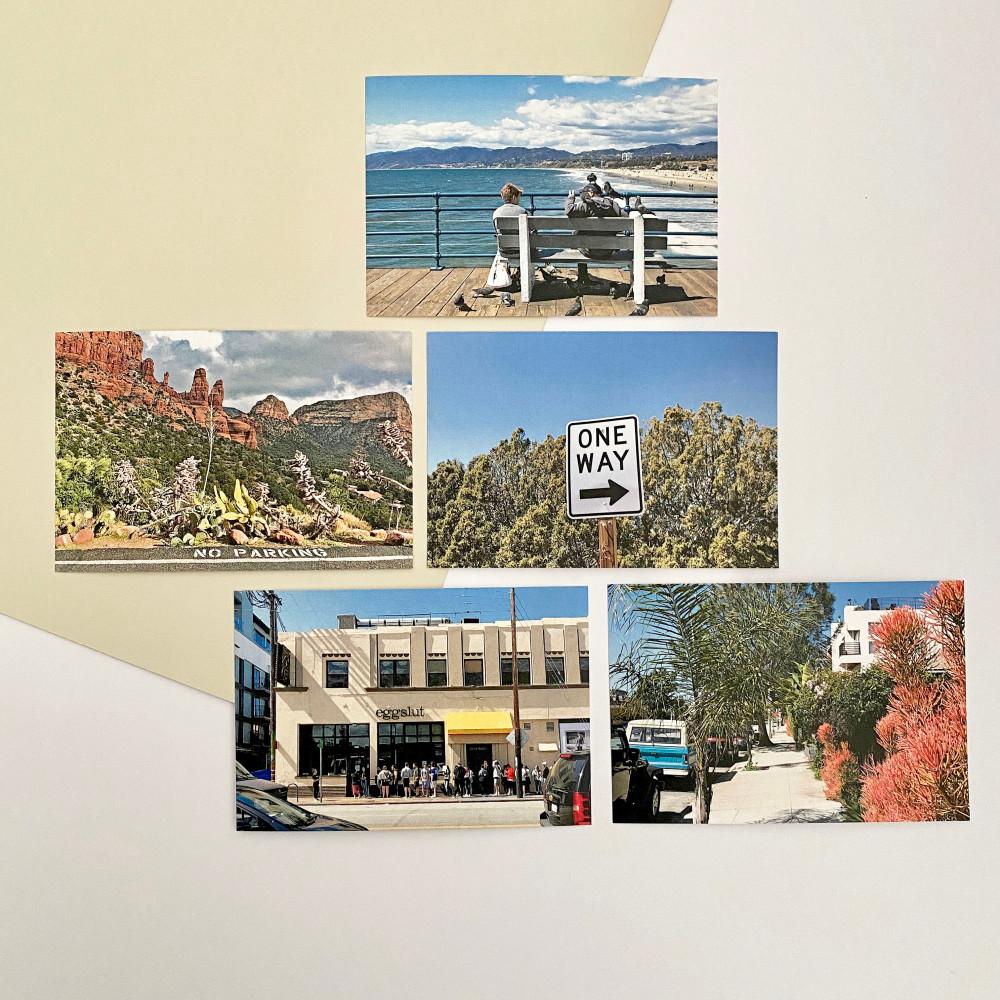 [Loosen up] Eco Postcard, Los Angeles (5set)
