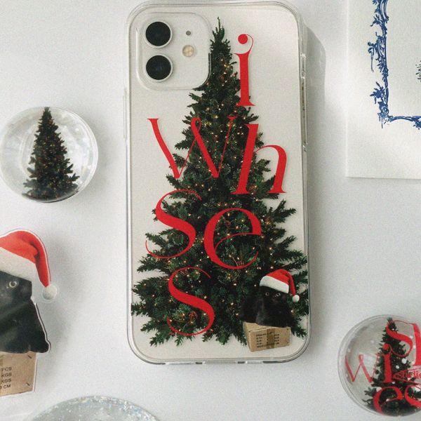 [세트할인]winter holiday light tree 케이스 with 투명 스마트톡