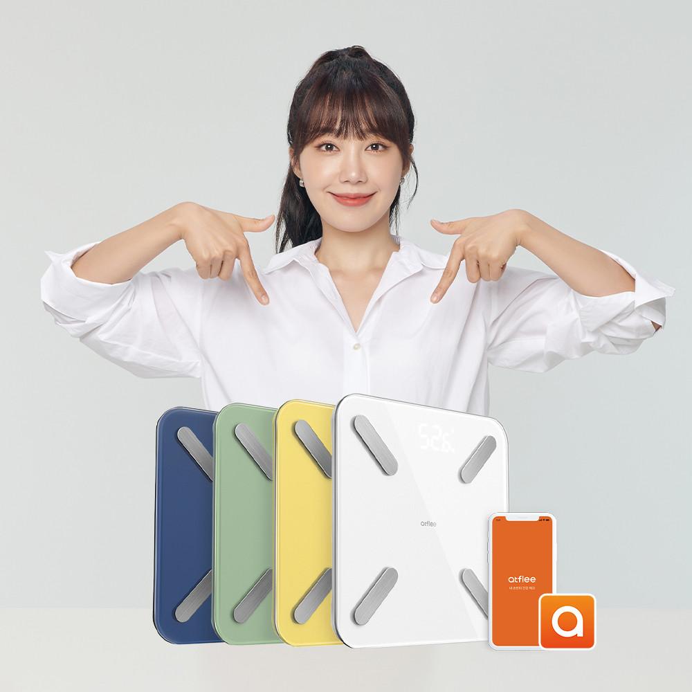 앳플리 T8 스마트 정은지 체중계 몸무게 저울 계산기 정확한 가정용 전자 측정기계