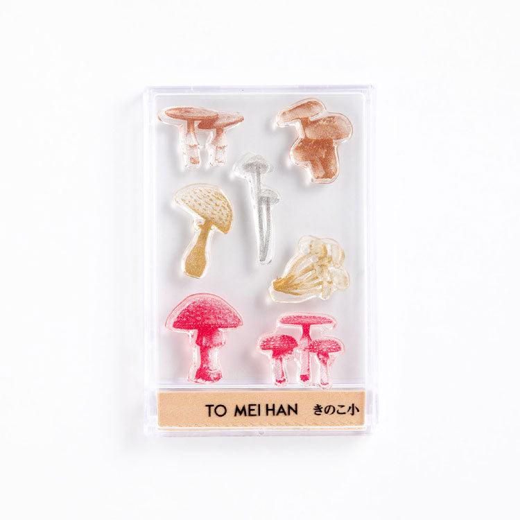 TO-MEI HAN クリアスタンプ 小 TOMEIHAN-04 クリームソーダ - SH-02 きのこ小