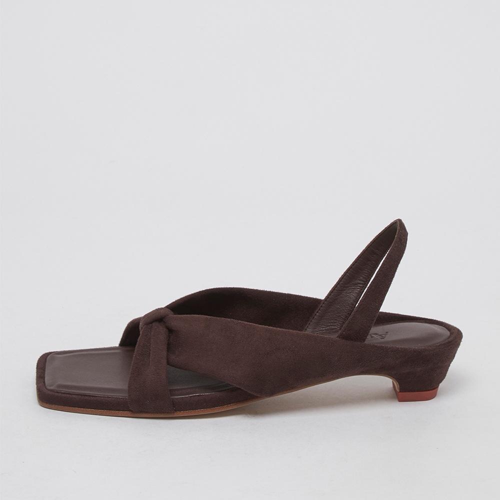 epke curve pumps(Suede brown)