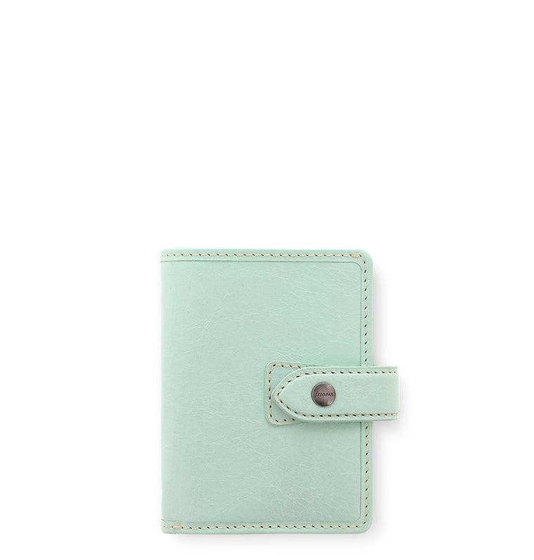 Malden Mini Leather Organiser - Duck Egg / 2022