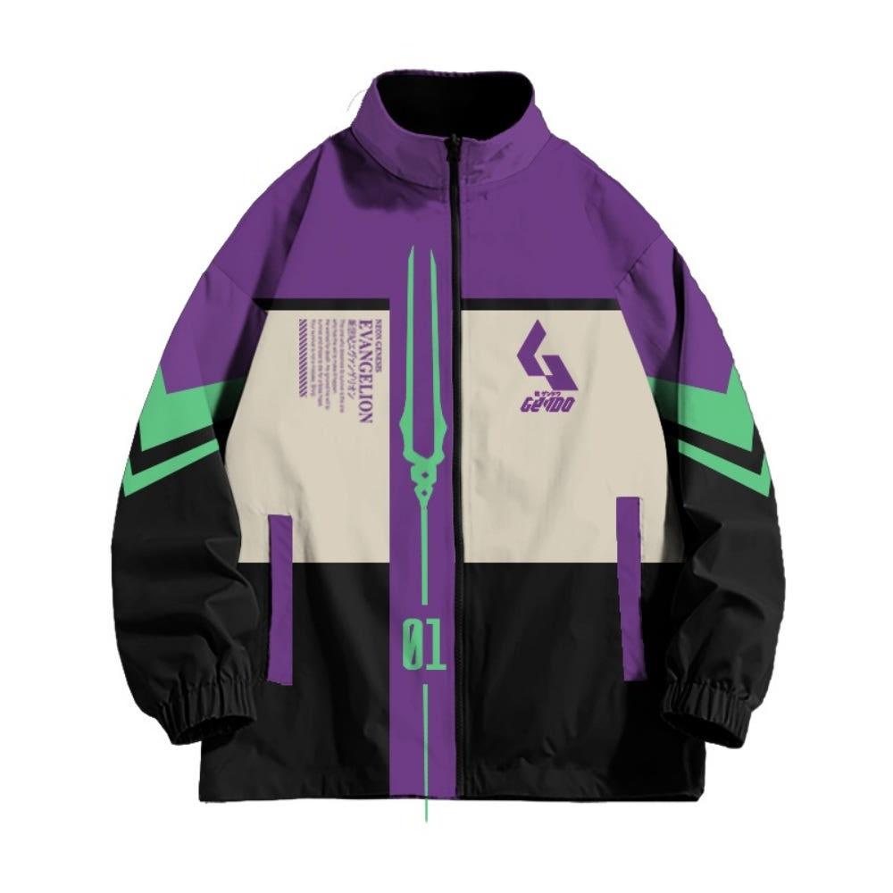 신세기 에반게리온 캐쥬얼 자켓 바람막이 집업 루즈핏 굿즈