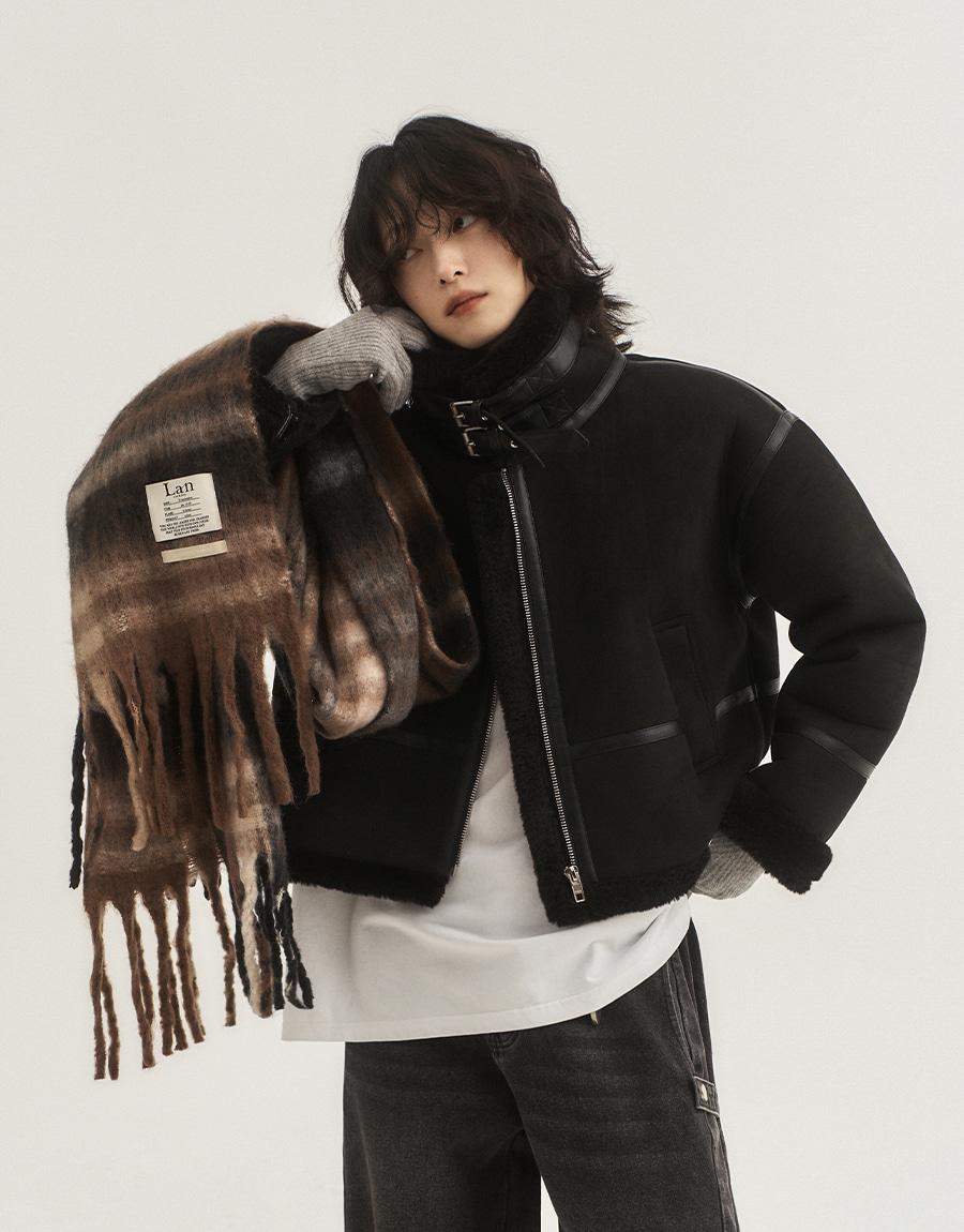 [0032] Double Buckle High Neck Mustang (BK)