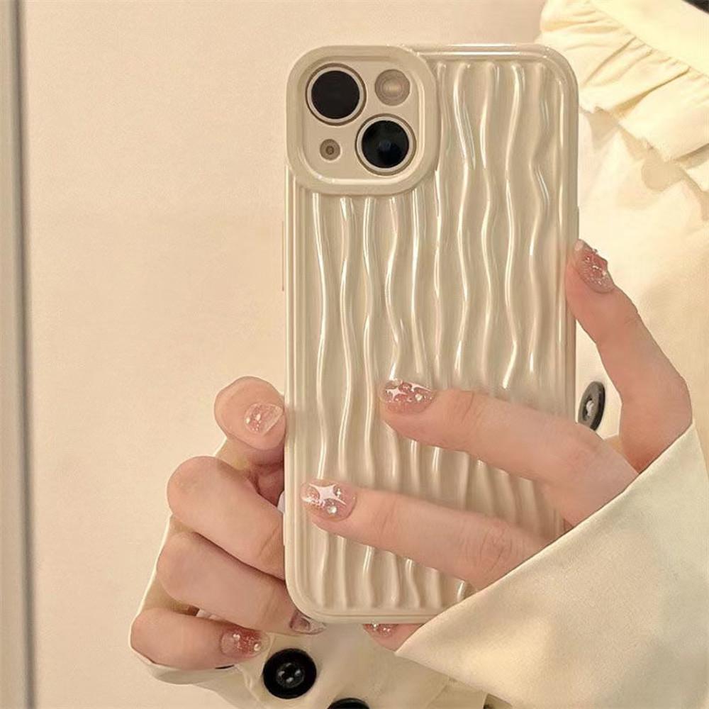 화이트 앤 블랙 워터 리플 아이폰 케이스 아이폰 14 13 케이스