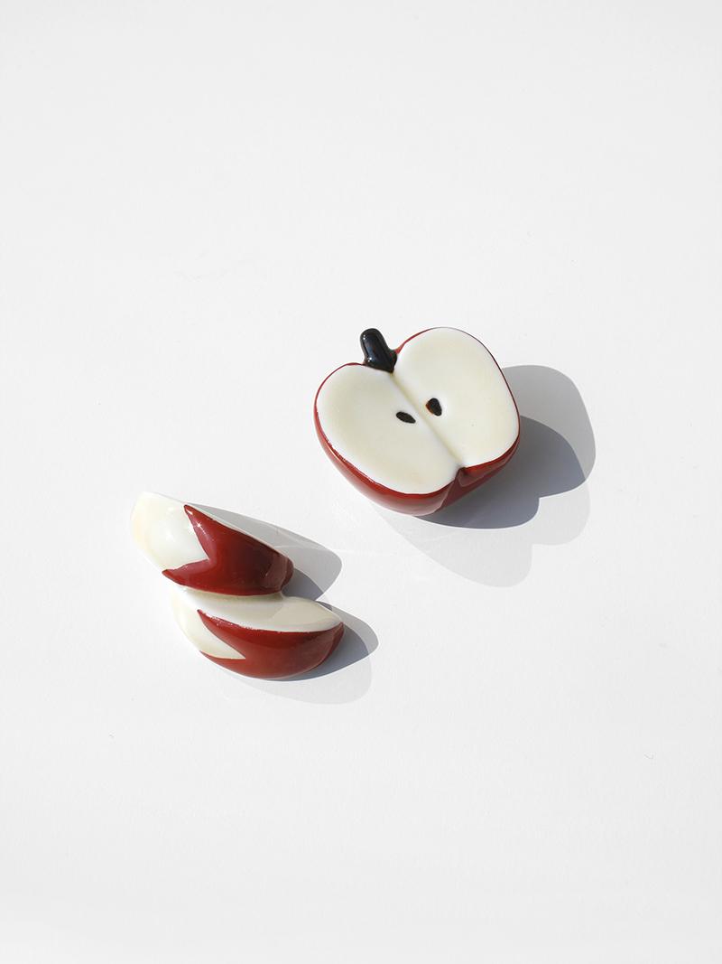 apple chopstick rest set