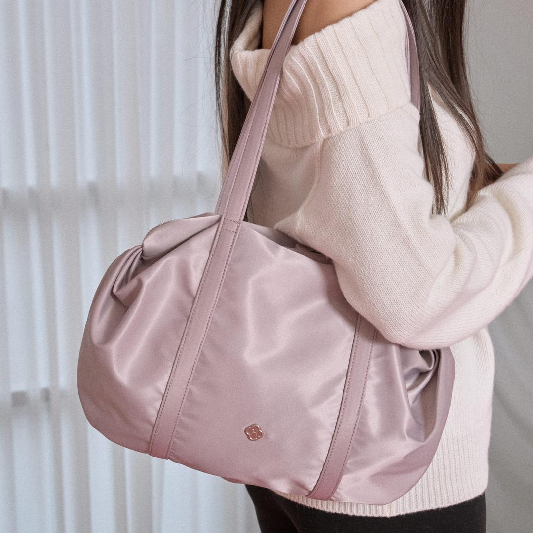 [11차 리오더] Aurora Shirring Duffle Bag 오로라 셔링 더플백_Lilac