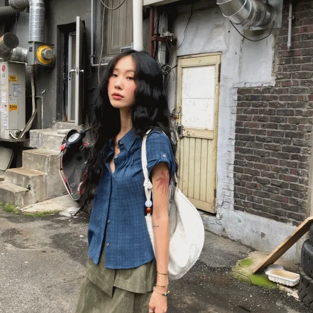 알프스 롤업 셔츠