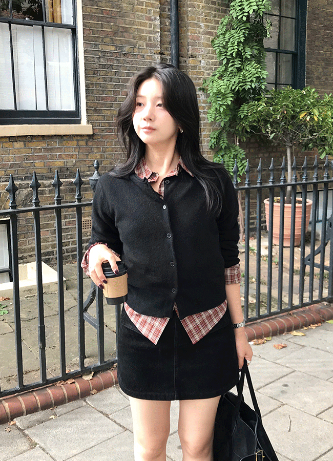 유이니 [바지안감/벨트 세트] Carol corduroy pocket skirt (3color)