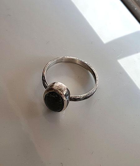 S925 Rutile Quartz Vintage Ring