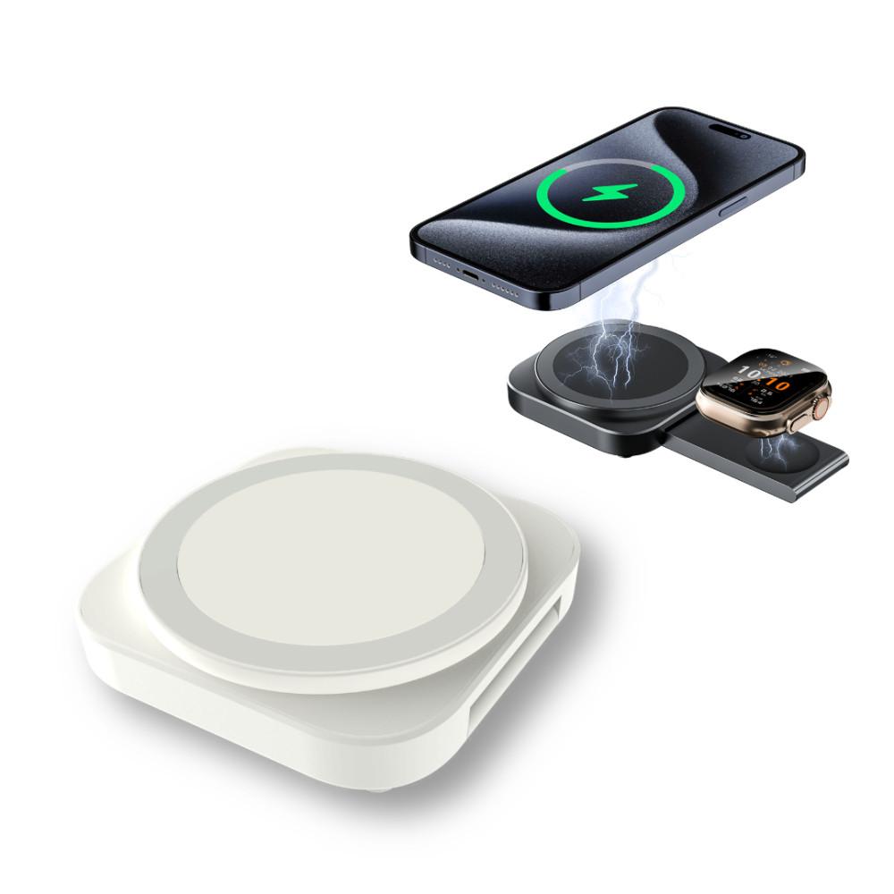 SSOK3 플립앤폴드 2in1 맥세이프 아이폰 애플워치 무선 충전기