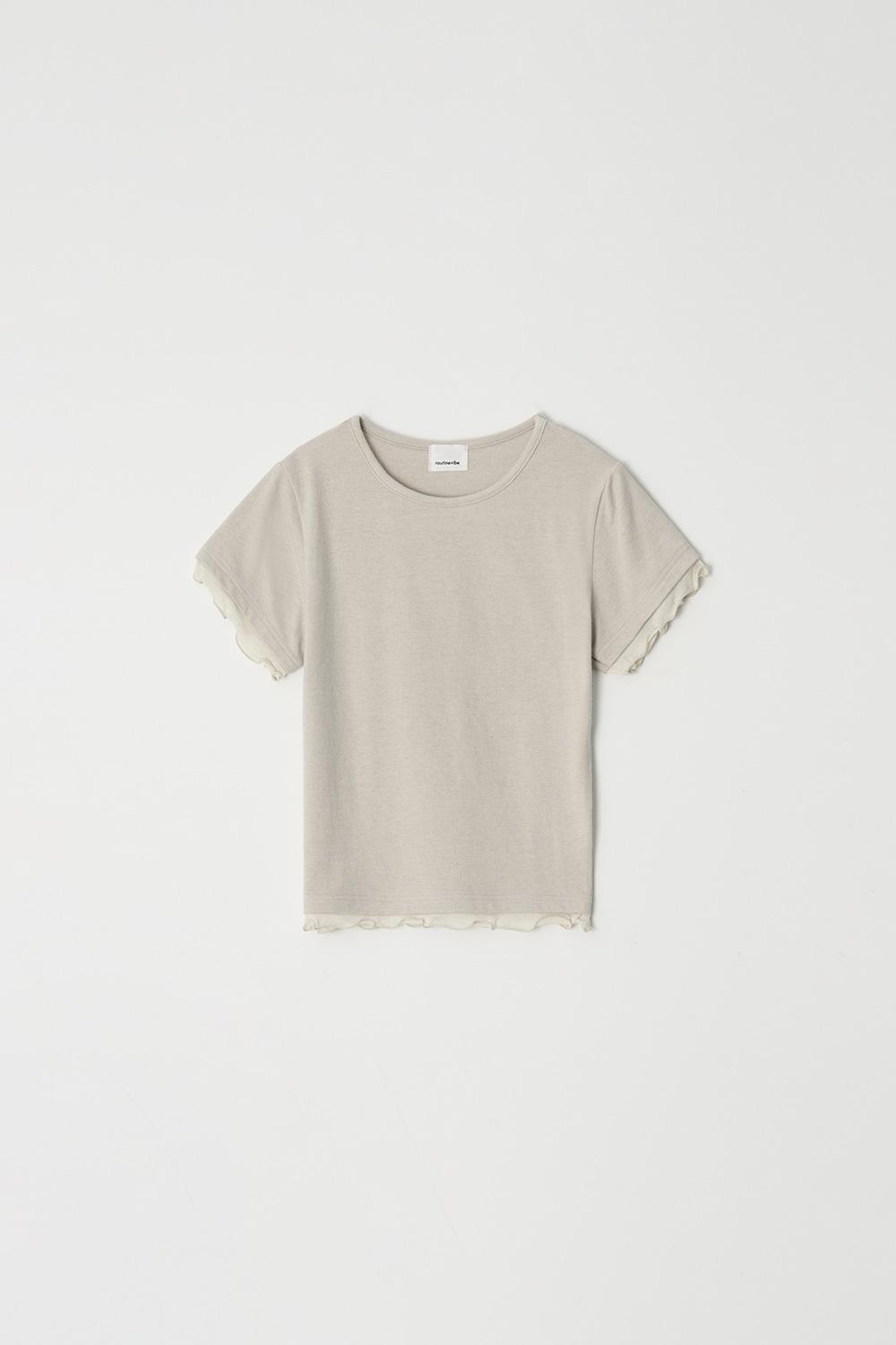 Ellen shortsleeve_Beige