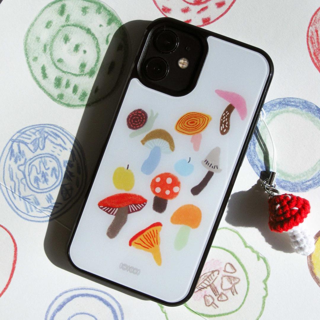 [SET] Mushroom phone case (글라스 범퍼 케이스)
