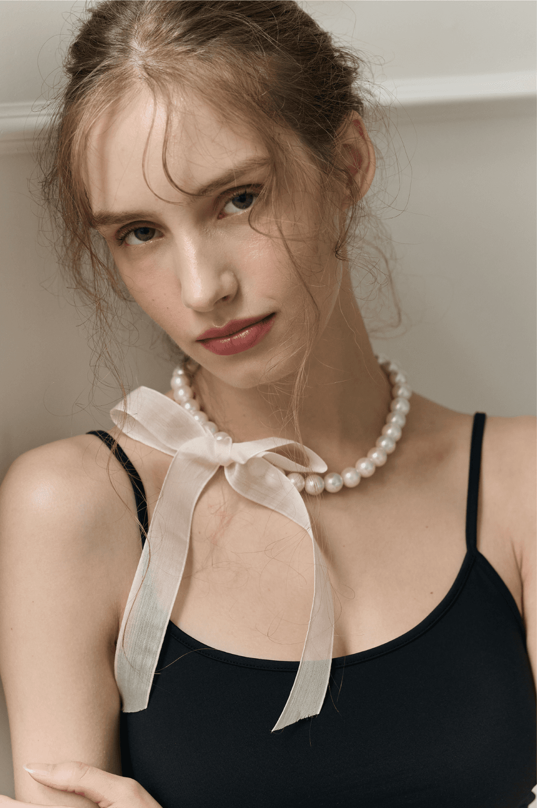 ❦ Exclusive Item ❦ [Pre-order] Peony Pearl Necklace