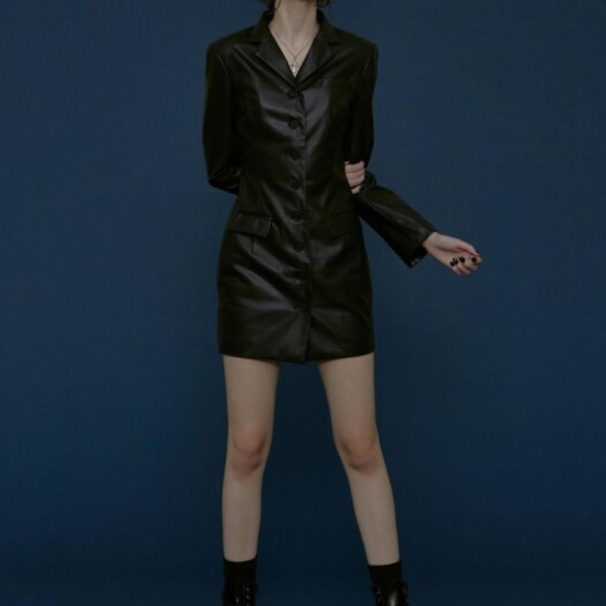 교환가능레더원피스자켓dress 페인오어플레져 painorpleasure