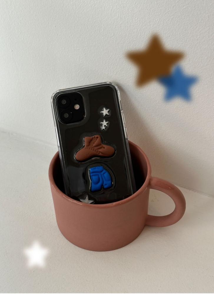 [만물생] Western Girl case 웨스턴걸 레진케이스 폰케이스 아이폰12MINI