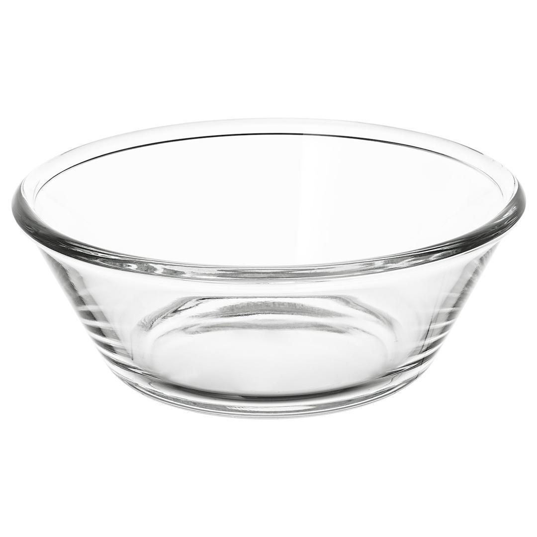 VARDAGEN Serving bowl - clear glass 20 cm