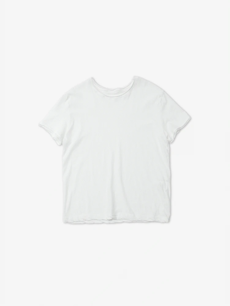 washed raw cut tee
