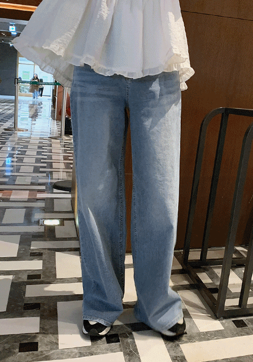스트릿블루 루즈스판데님팬츠(S/M/L)