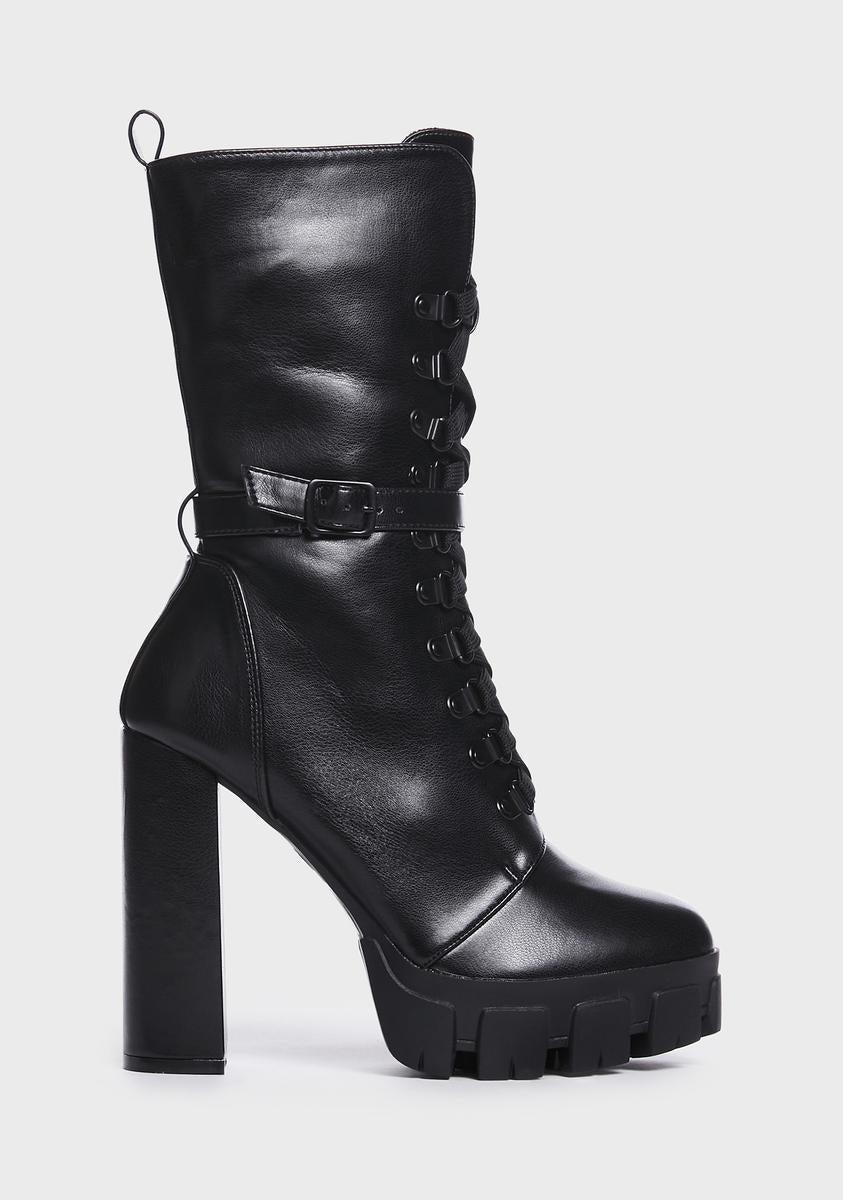Erin Ankle Boots - BLACK / US 7