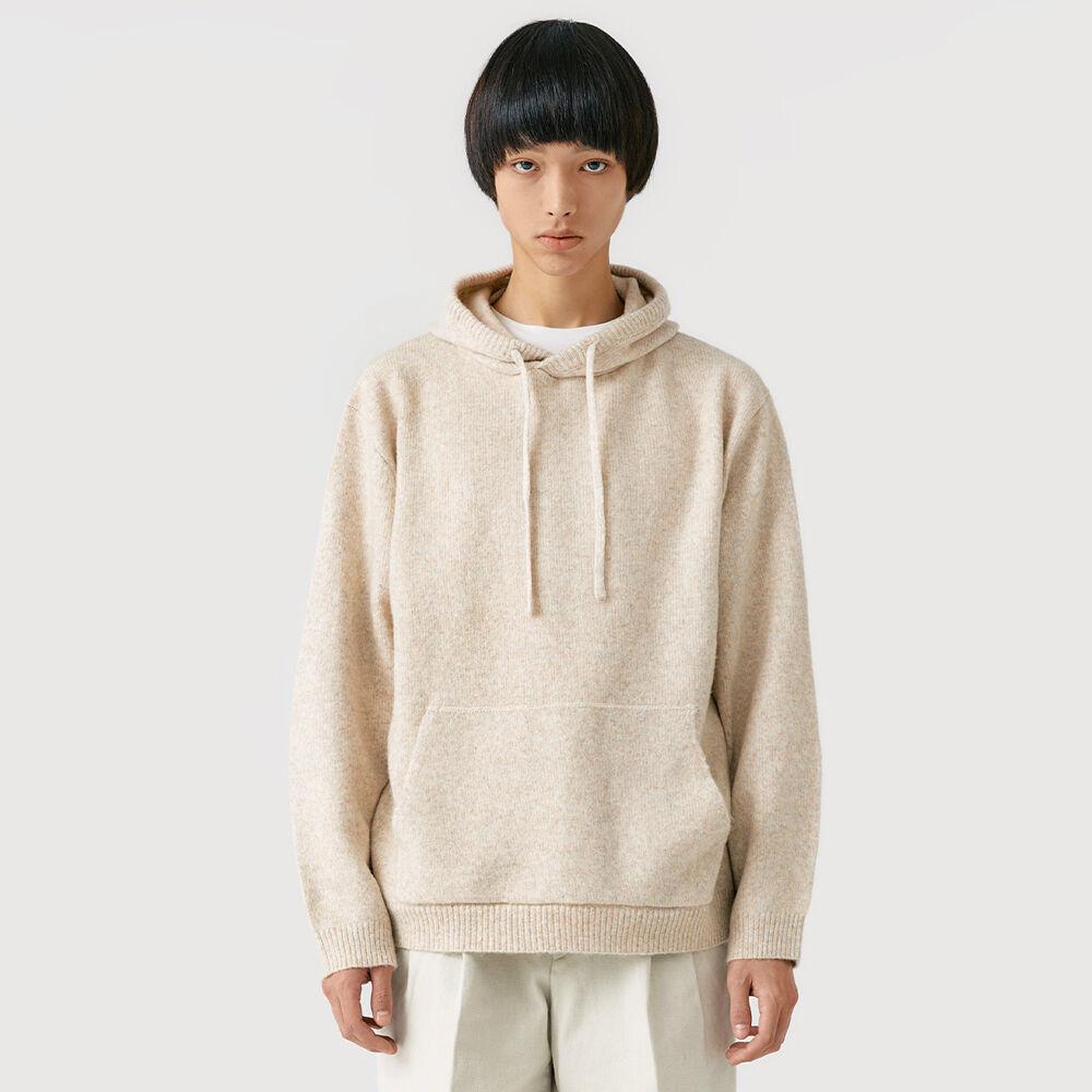 에어 울 후드 컴피 니트