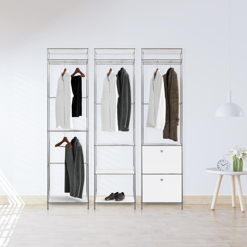 리코 모듈행거 A-G 스탠드옷걸이 시스템 드레스룸 선반형 도어형 행거 옷장