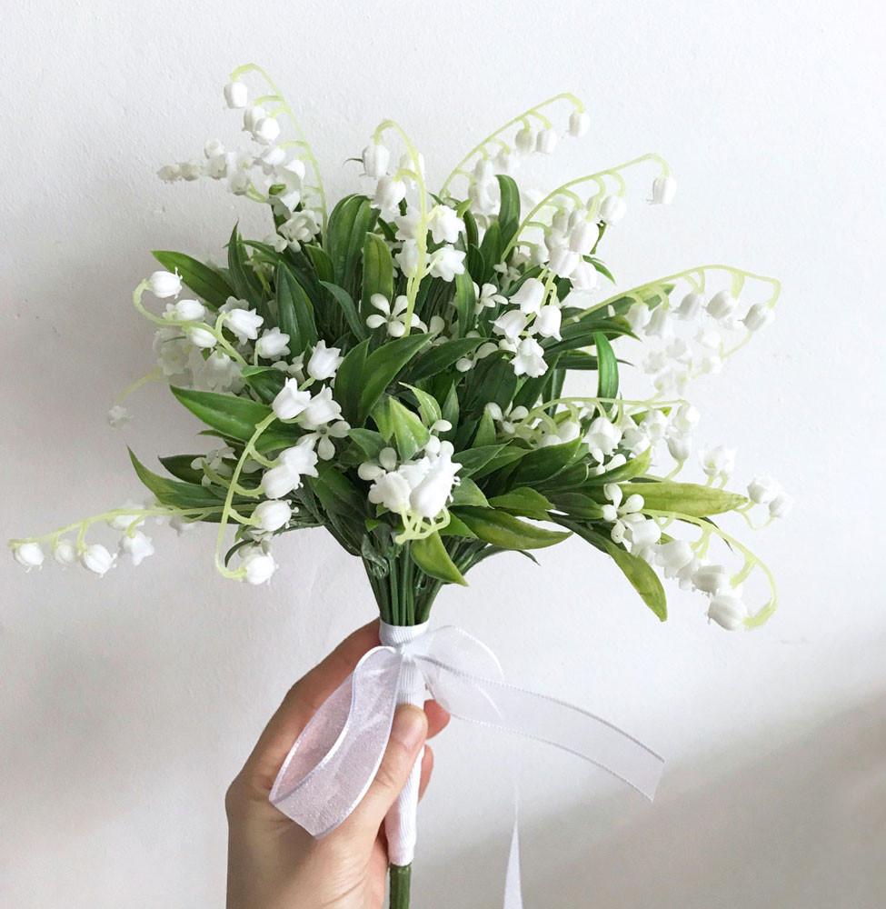 은방울꽃부케 셀프웨딩부케 조화부케