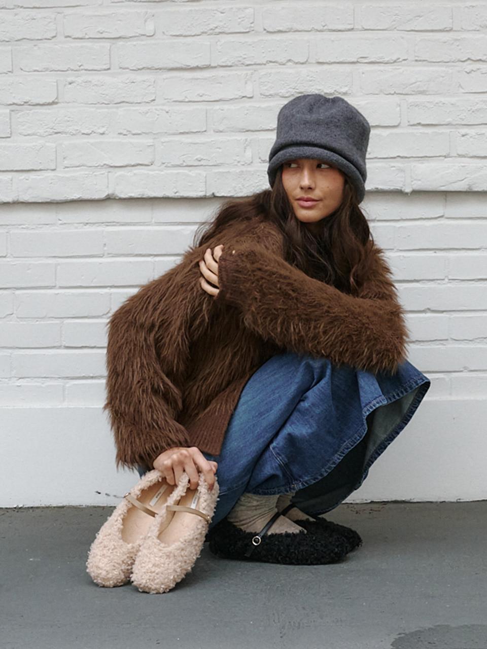 리아 시어링 메리제인 플랫 [n5298]_3color