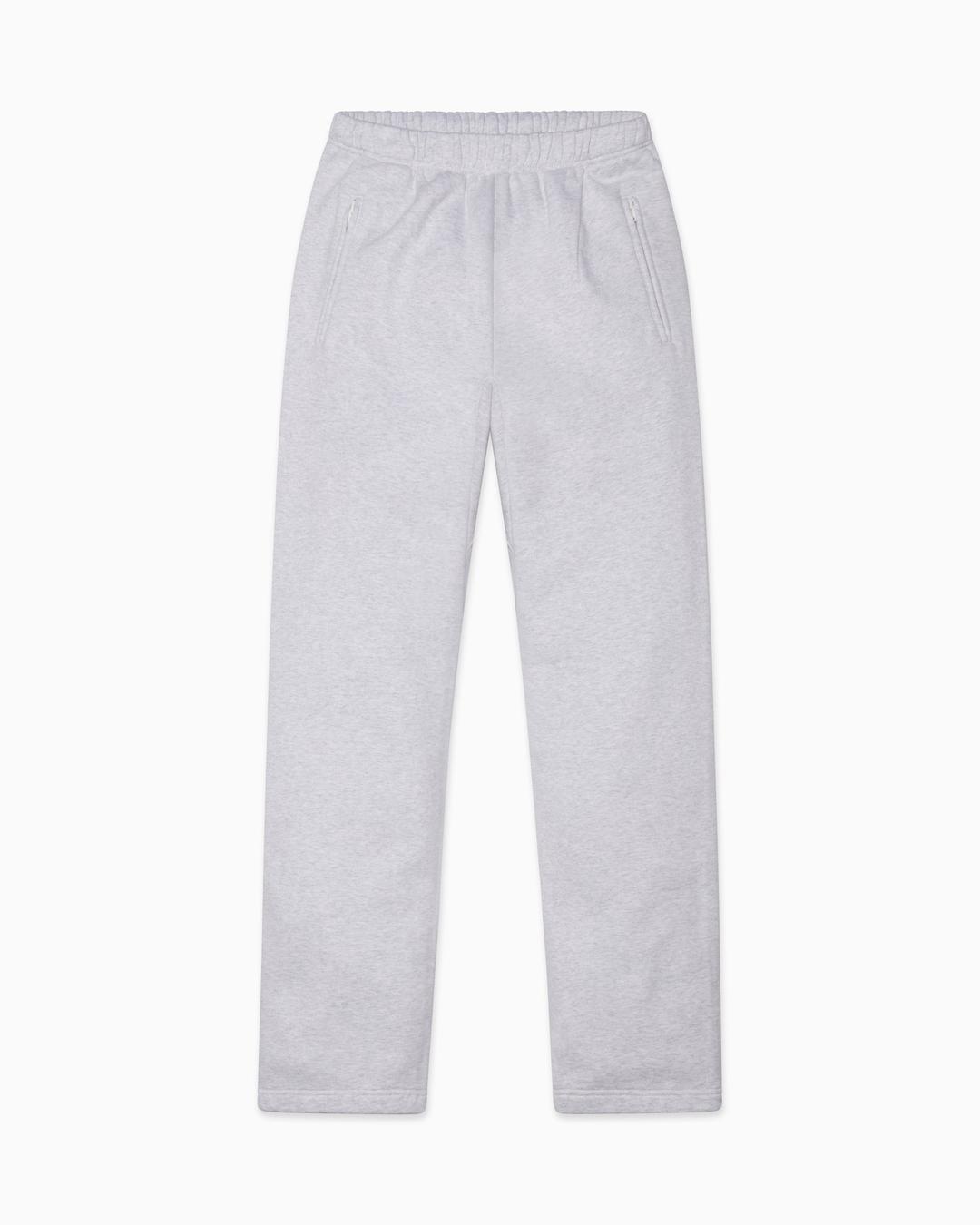 Fleece Straight Leg Pant | Light Heather Grey - S