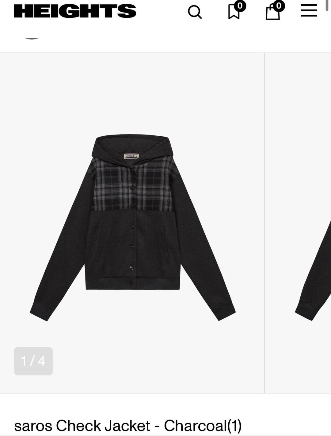 사로스 체크 자켓 | 후루츠패밀리