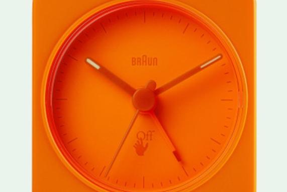 브라운x오프화이트 BC02 탁상시계 오렌지