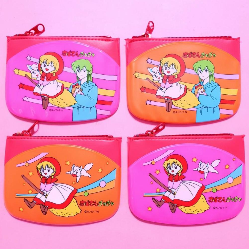 [고전문구/완구] 빨간망토차차 미니 지퍼 동전 지갑