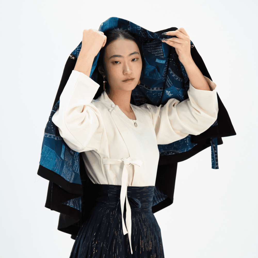 천문도 쓰개 케이프