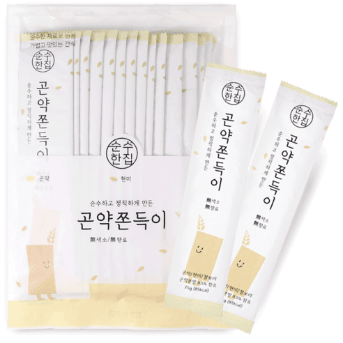 순수한집 곤약쫀드기, 375g, 1개 - 츄잉/소프트캔디 | 쿠팡