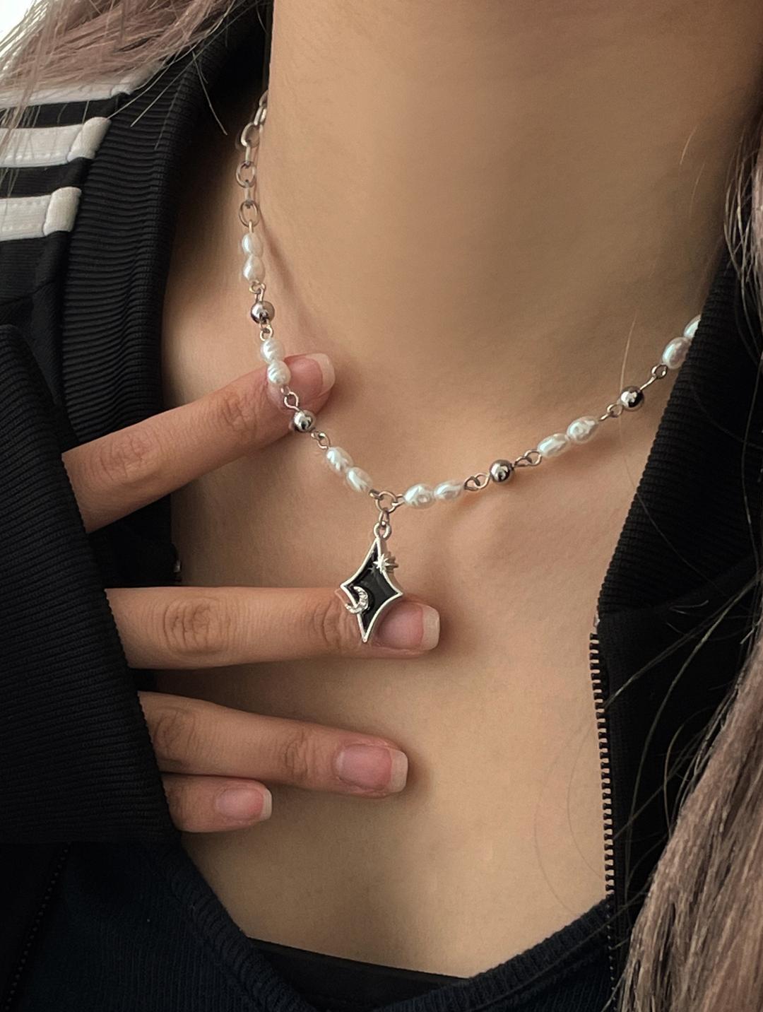 [써지컬]  로버 스파클 담수진주 목걸이