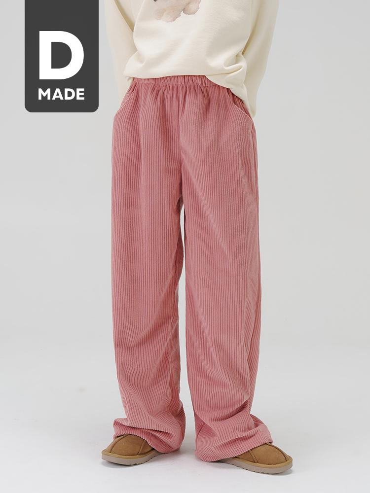 [2천장돌파][MADE] 빅사이즈 S-4XL 올데이 코듀로이 와이드 팬츠