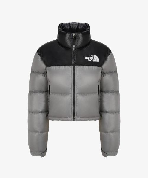 NJ1DR94B 여성 눕시 숏 자켓 SILVER