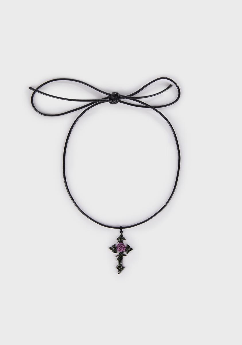 Being Divine Cross Necklace - ONE SIZE