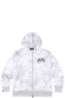 Prime Logo Zip-Up Hoodie White Camo