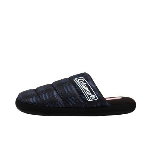 시그니처 방한 패딩 슬리퍼 네이비