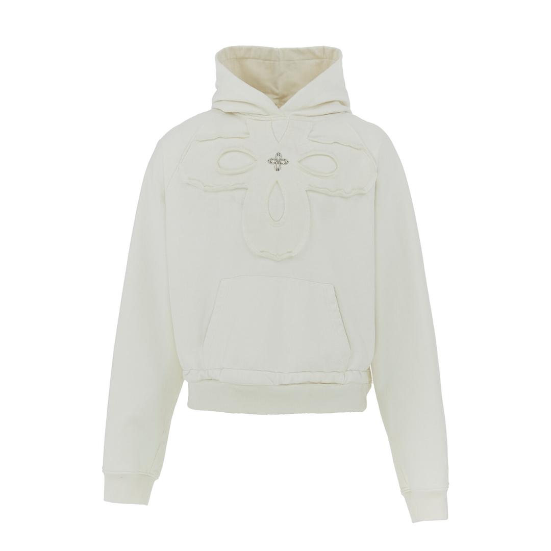 surgery clover logo patchs sweat hoodie 'ivory'